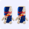 Red Bull Plush 2PCS